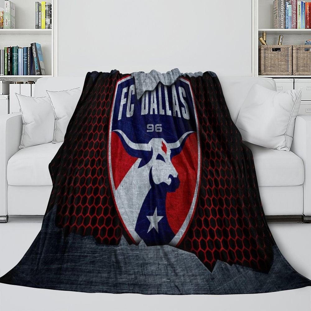 FC Dallas Blanket Flannel Fleece Throw Room Decoration (Online Order Only)