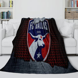 FC Dallas Blanket Flannel Fleece Throw Room Decoration (Online Order Only)