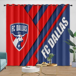 FC Dallas Curtains Blackout Window Drapes Room Decoration (Online Order Only)