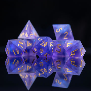 Mystic Divination Sharp-Edged Resin Dice Set (ONLINE ORDER ONLY)