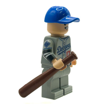 #17 Ohtani LA Baseball Player Minifig (Grey Uniform) (ONLINE ORDER ONLY)