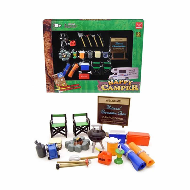 FEX18430 Happy Camper Set 1/24 Scale Accessories Set Phoenix Toys (ONLINE ORDER ONLY)