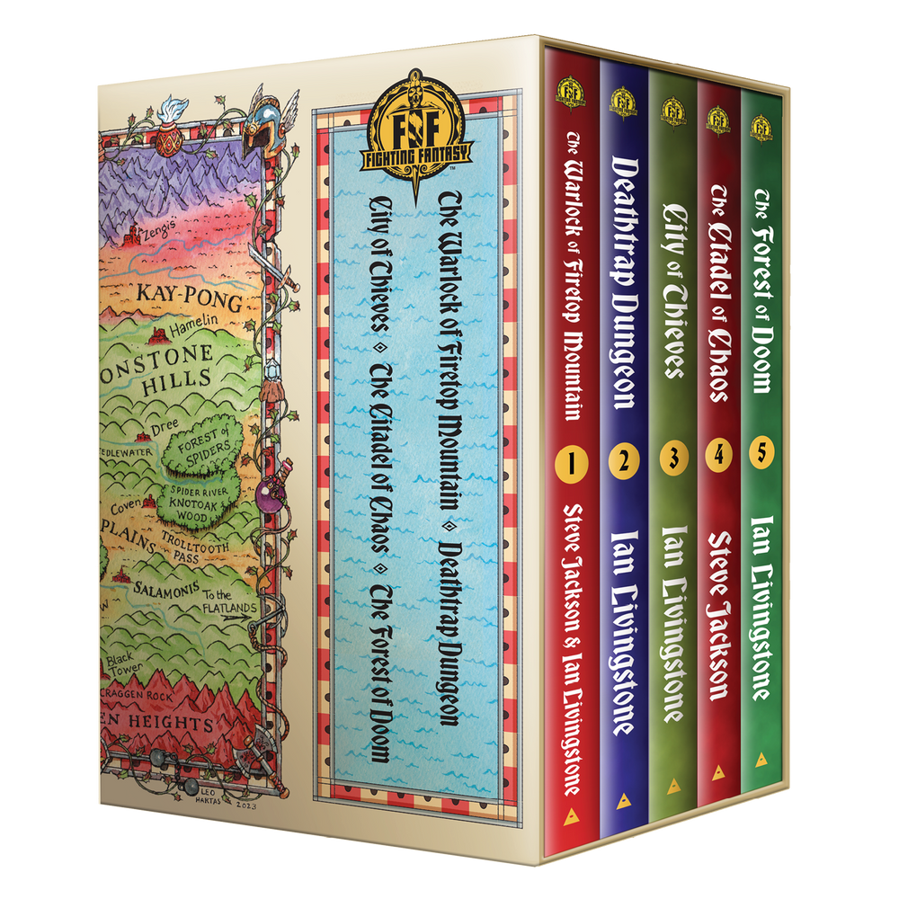 Fighting Fantasy: Books 1-5 with Slipcase (ONLINE ORDER ONLY)