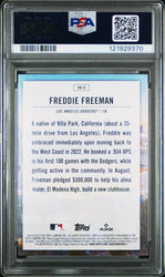 Graded 2023 Topps Home Field Advantage Freddie Freeman #HA9 Baseball Card PSA 9 Mint (ONLINE ORDER ONLY)