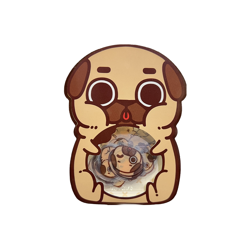 Good Smile Company: Puglie Flakes Sticker (ONLINE ORDER ONLY)