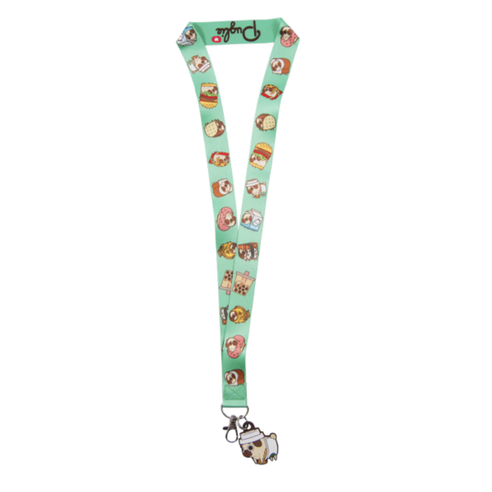 Good Smile Company: Foodie Puglie Lanyard with Pugkin Latte Charm (ONLINE ORDER ONLY)