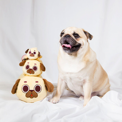 Good Smile Company: Puglie Pug Plush Medium With Hang Clip (ONLINE ORDER ONLY)