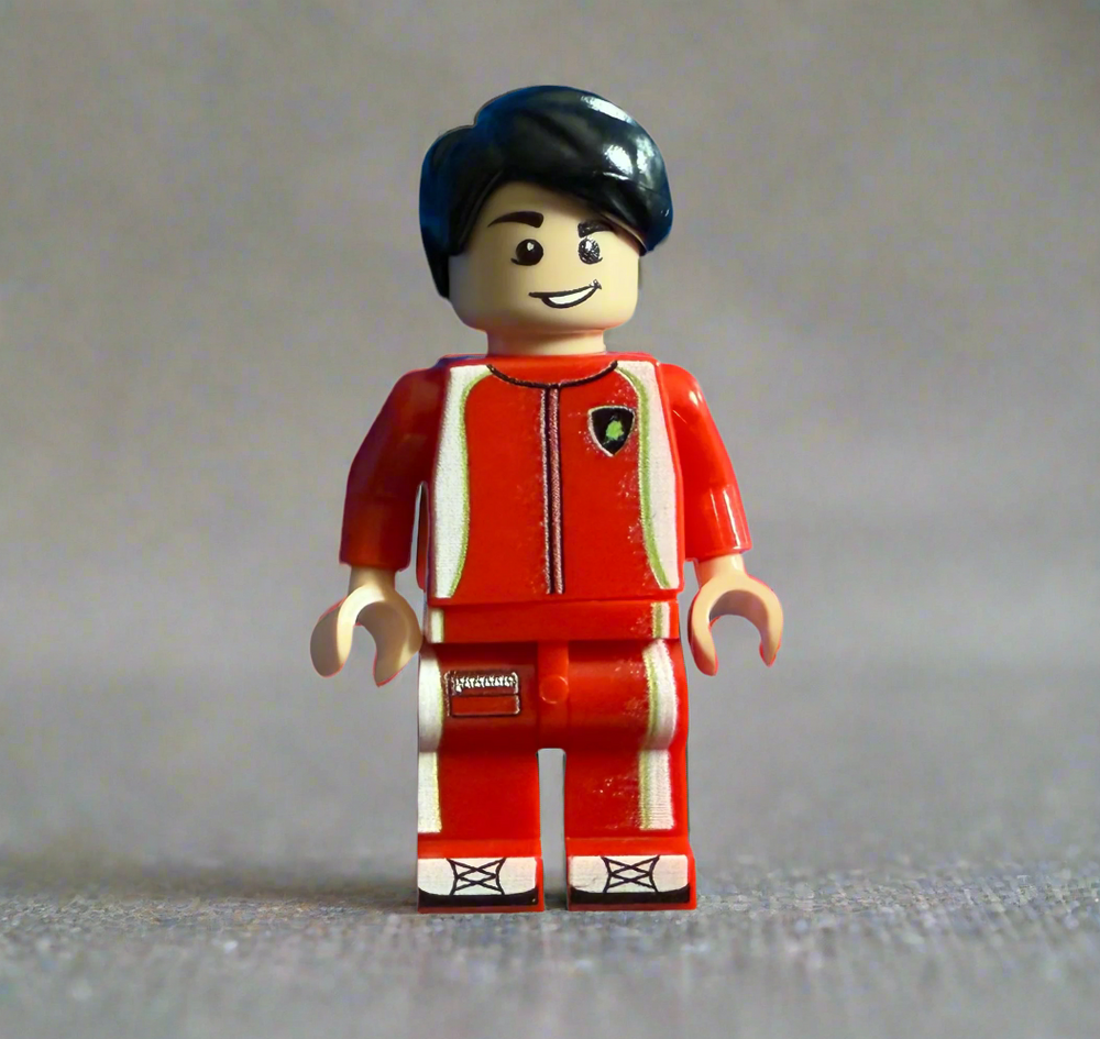 F1 Ferrari Schumacher Suit Minifigure (ONLINE ORDER ONLY)