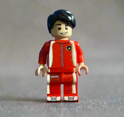 F1 Ferrari Schumacher Suit Minifigure (ONLINE ORDER ONLY)
