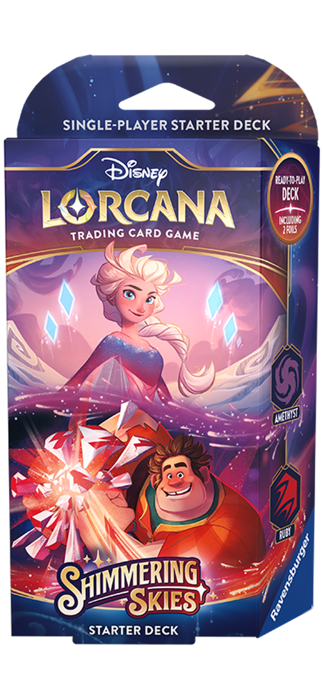 Shimmering Skies Starter Deck | Lorcana | New (ONLINE ORDER ONLY)