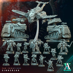 3D Printed Archvillain Games Berserkir Far Frontiers Einherjar 28 32mm D&D (Online Only)