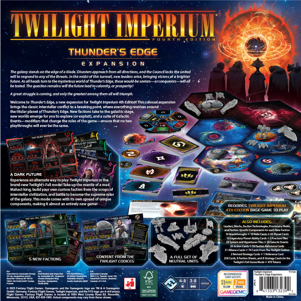 Twilight Imperium: Fourth Edition - Thunder's Edge (ONLINE ORDER ONLY)