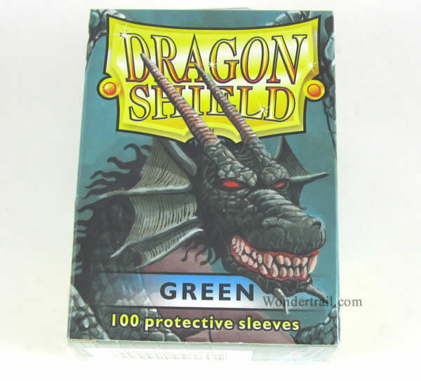 FFGDSH04 Dragon Shield Green Standard 100 Card Sleeves (ONLINE ORDER ONLY)