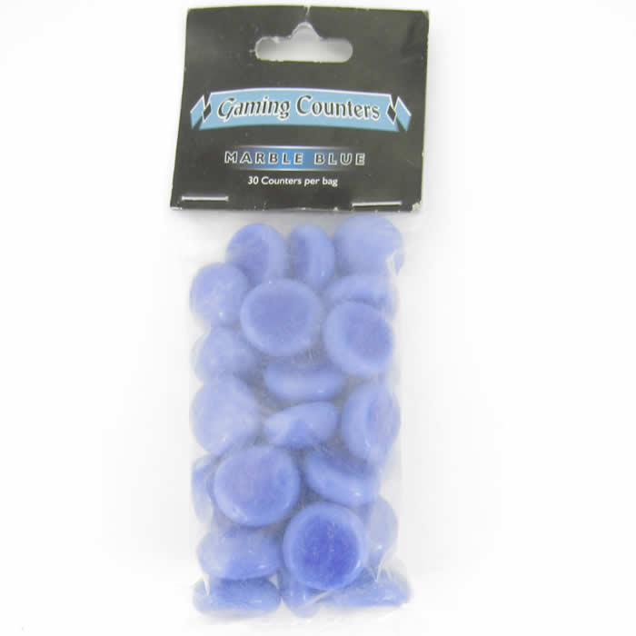 FFGDSH55 Marble Blue Dragon Shield Gaming Counters (ONLINE ORDER ONLY)