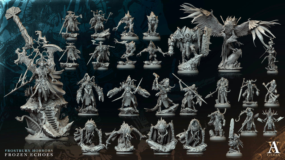 3D Printed Archvillain Games Icetor Horror Frostburn Horrors Frozen Echoes 28 32mm D&D (Online Only)