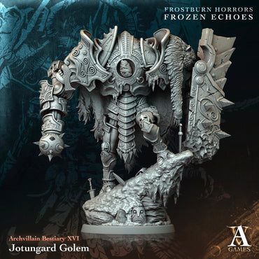 3D Printed Archvillain Games Jotungard Golem Archvillain Bestiary Vol XVI 28 32mm D&D (Online Only)