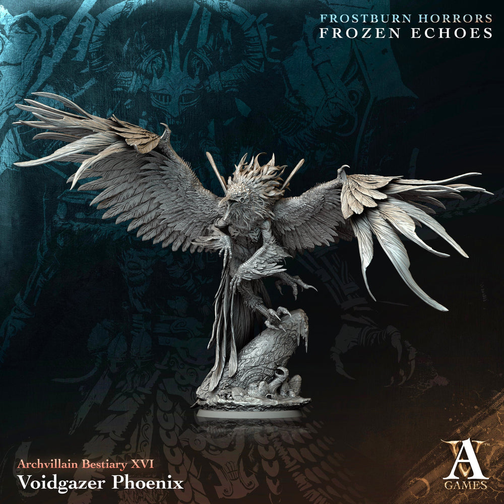 3D Printed Archvillain Games Voidgazer Phoenix Archvillain Bestiary Vol XVI 28 32mm D&D (Online Only)