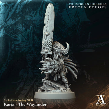 3D Printed Archvillain Games Karja The Wayfinder Archvillain Society Vol XLII 28 32mm D&D (Online Only)