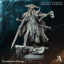 3D Printed Archvillain Games Frostbound Drengr Frostburn Horrors Frozen Echoes 28 32mm D&D (Online Only)