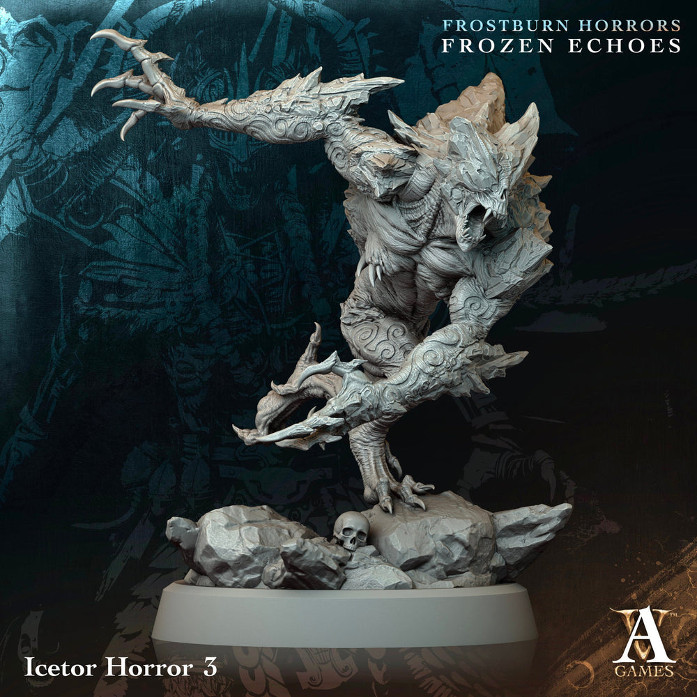 3D Printed Archvillain Games Icetor Horror Frostburn Horrors Frozen Echoes 28 32mm D&D (Online Only)