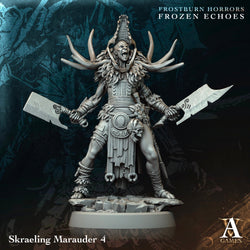 3D Printed Archvillain Games Skraeling Marauder Frostburn Horrors Frozen Echoes 28 32mm D&D (Online Only)