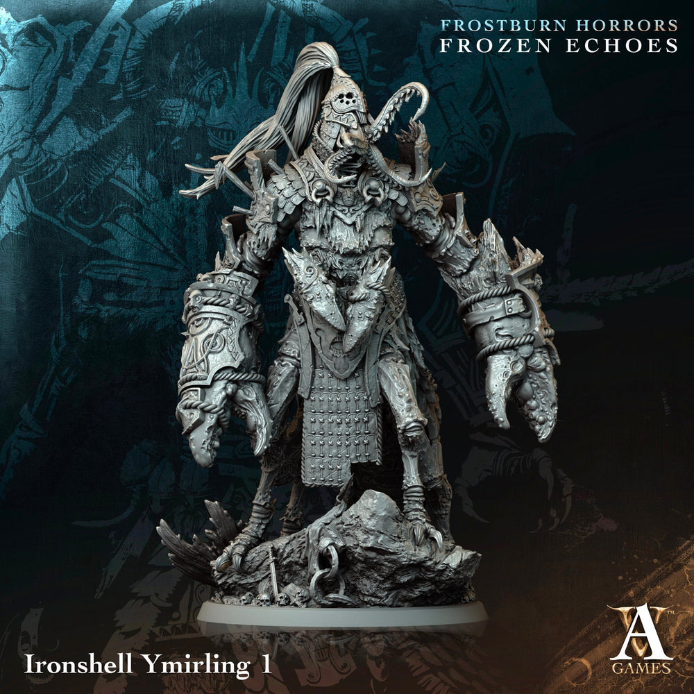 3D Printed Archvillain Games Ironshell Ymirling Frostburn Horrors Frozen Echoes 28 32mm D&D (Online Only)