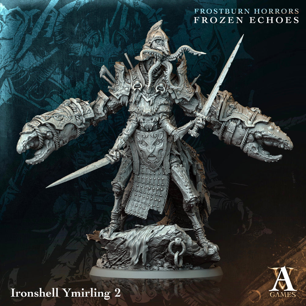 3D Printed Archvillain Games Ironshell Ymirling Frostburn Horrors Frozen Echoes 28 32mm D&D (Online Only)
