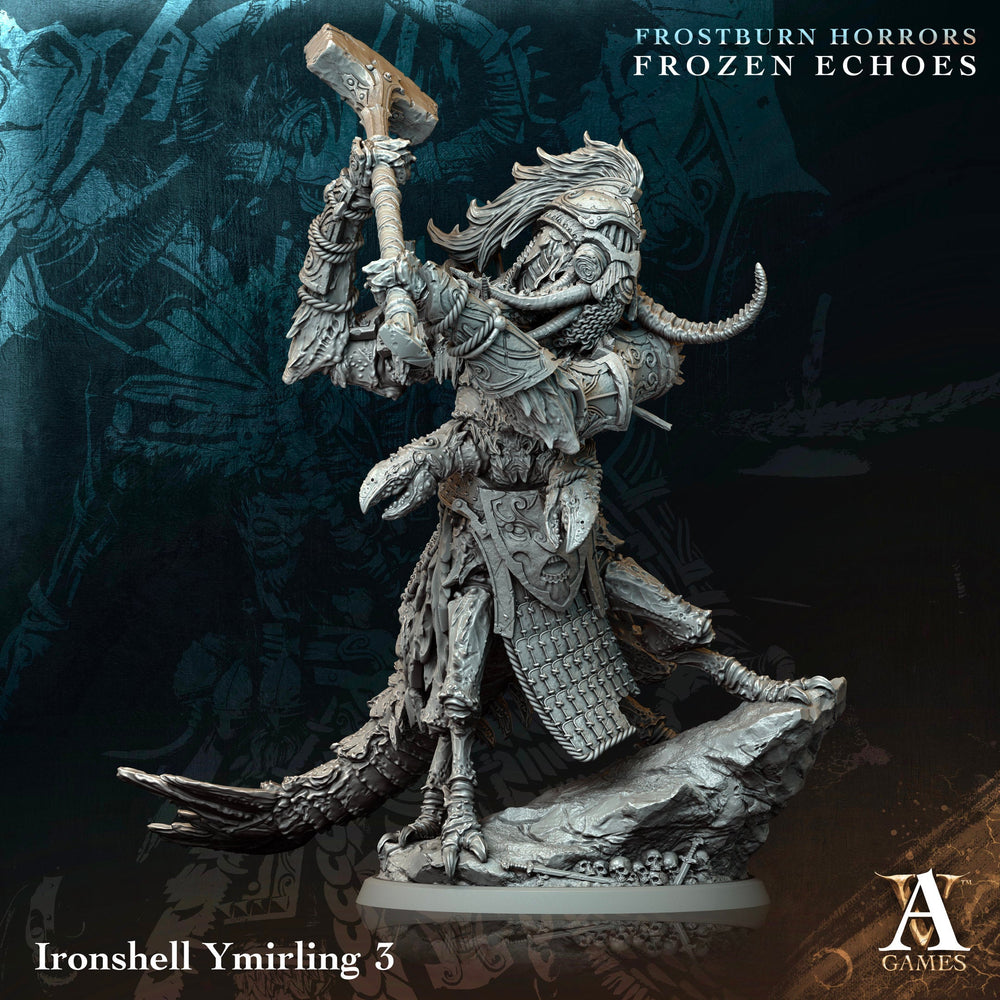 3D Printed Archvillain Games Ironshell Ymirling Frostburn Horrors Frozen Echoes 28 32mm D&D (Online Only)