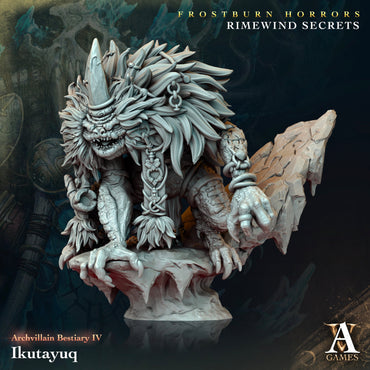 3D Printed Archvillain Games Archvillain Bestiary Vol. IV - Ikutayuq 28mm 32mm D&D (Online Only)