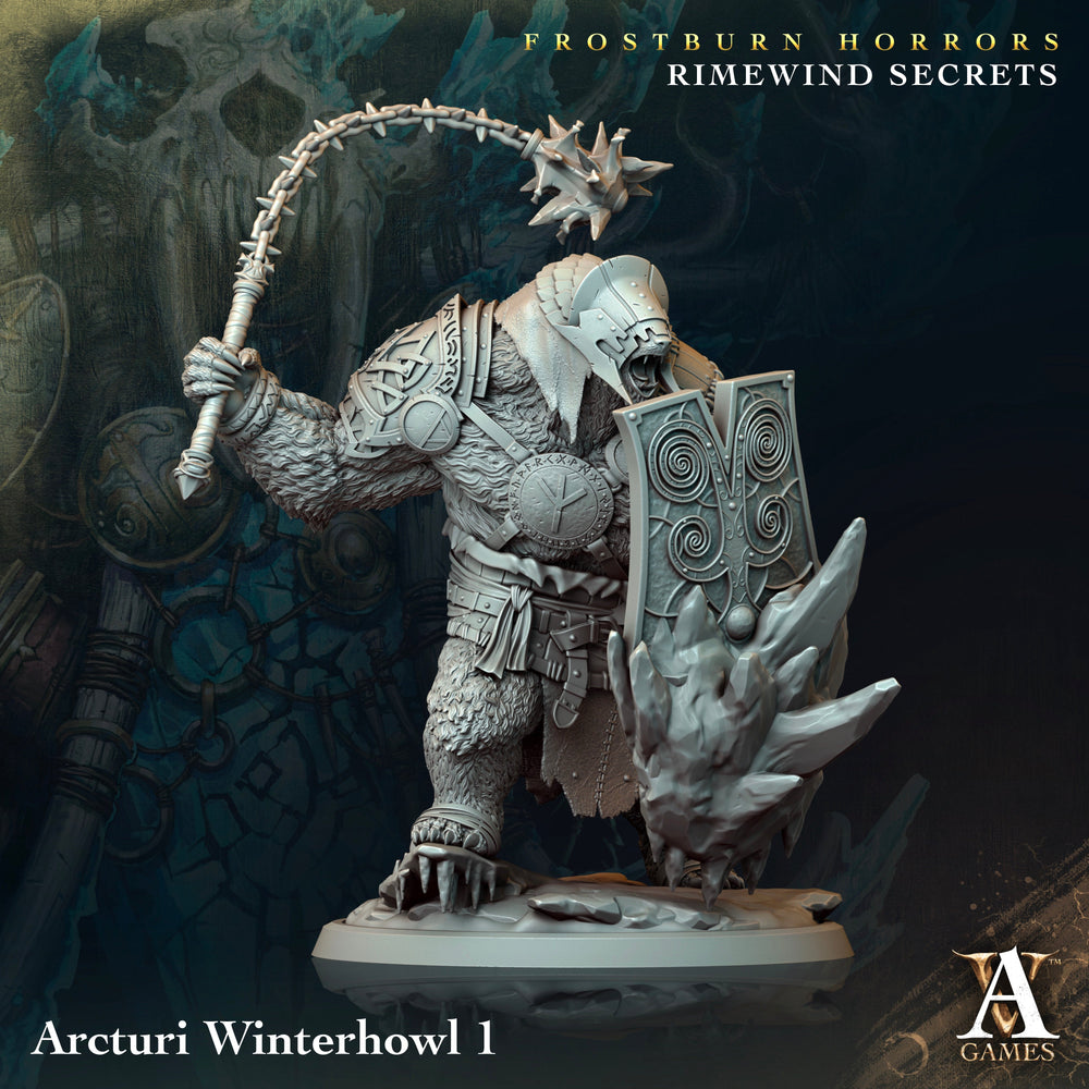 3D Printed Archvillain Games Arcturi Winterhowl Frostburn Horrors Rimewind Secrets 28 32mm D&D (Online Only)