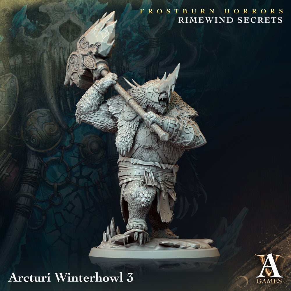3D Printed Archvillain Games Arcturi Winterhowl Frostburn Horrors Rimewind Secrets 28 32mm D&D (Online Only)