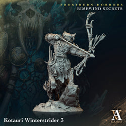 3D Printed Archvillain Games Frostburn Horrors Rimewind Secrets - Kotauri Winterstrider 28mm 32mm D&D (Online Only)