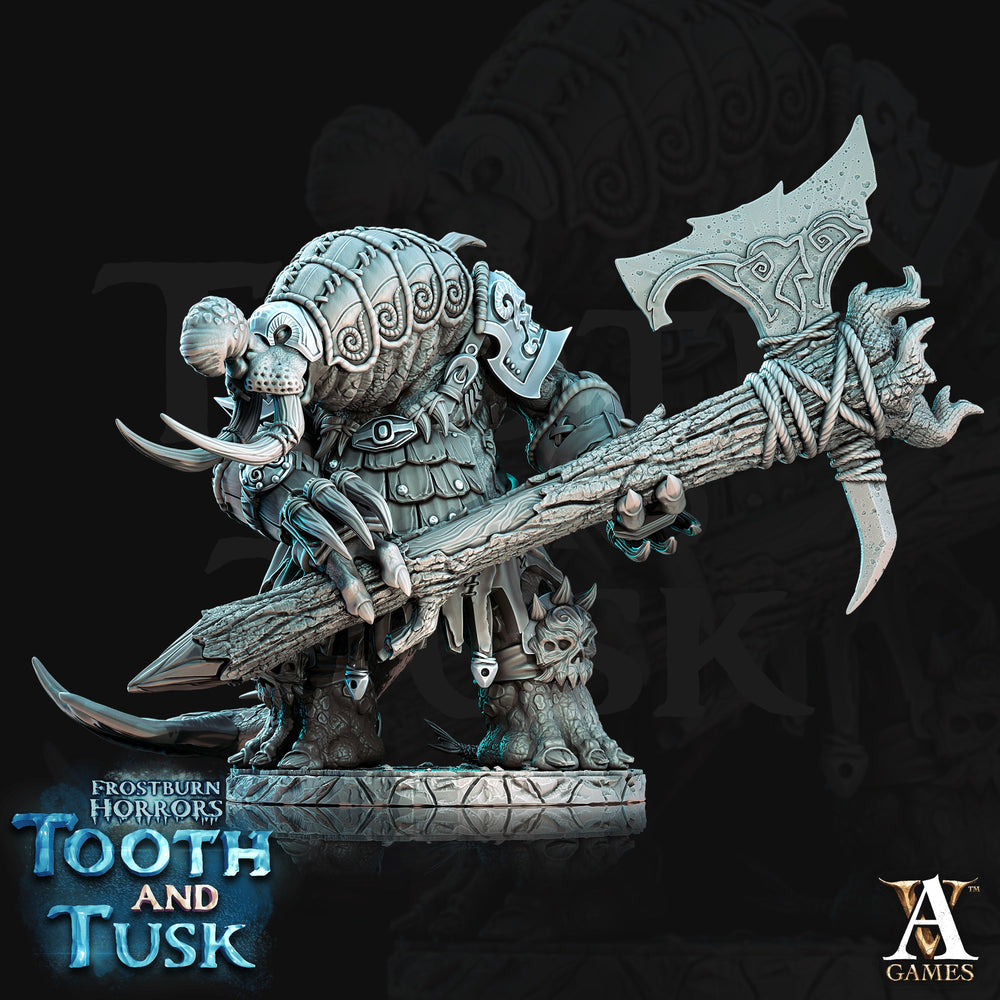 3D Printed Archvillain Games Frostburn Horrors Tooth and Tusk - Odoben 28mm 32mm D&D (Online Only)