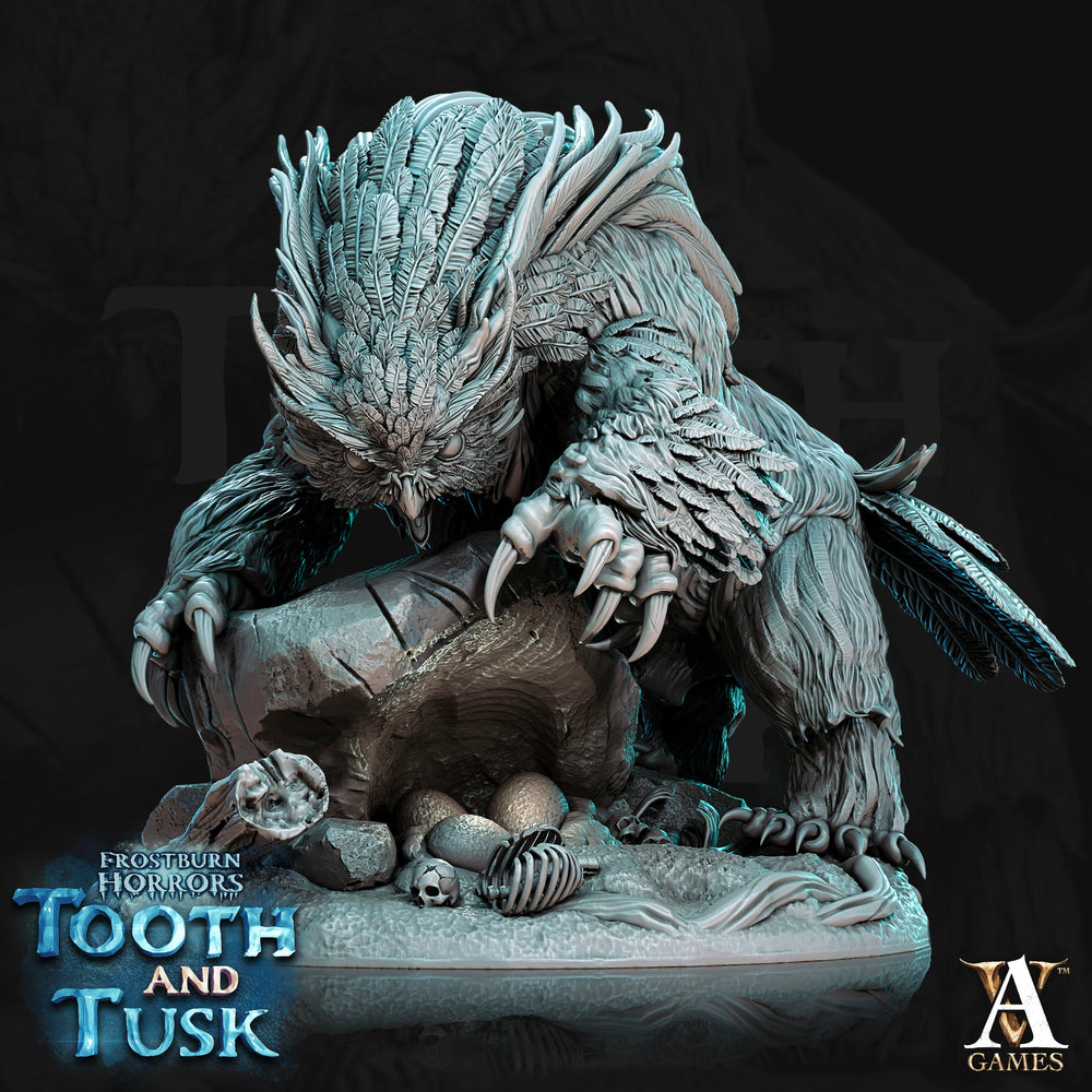 3D Printed Archvillain Games Frostburn Horrors Tooth and Tusk - Owlbears 28mm 32mm D&D (Online Only)