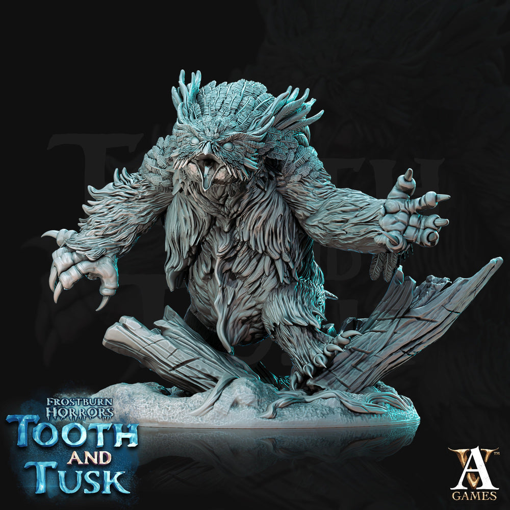 3D Printed Archvillain Games Frostburn Horrors Tooth and Tusk - Owlbears 28mm 32mm D&D (Online Only)