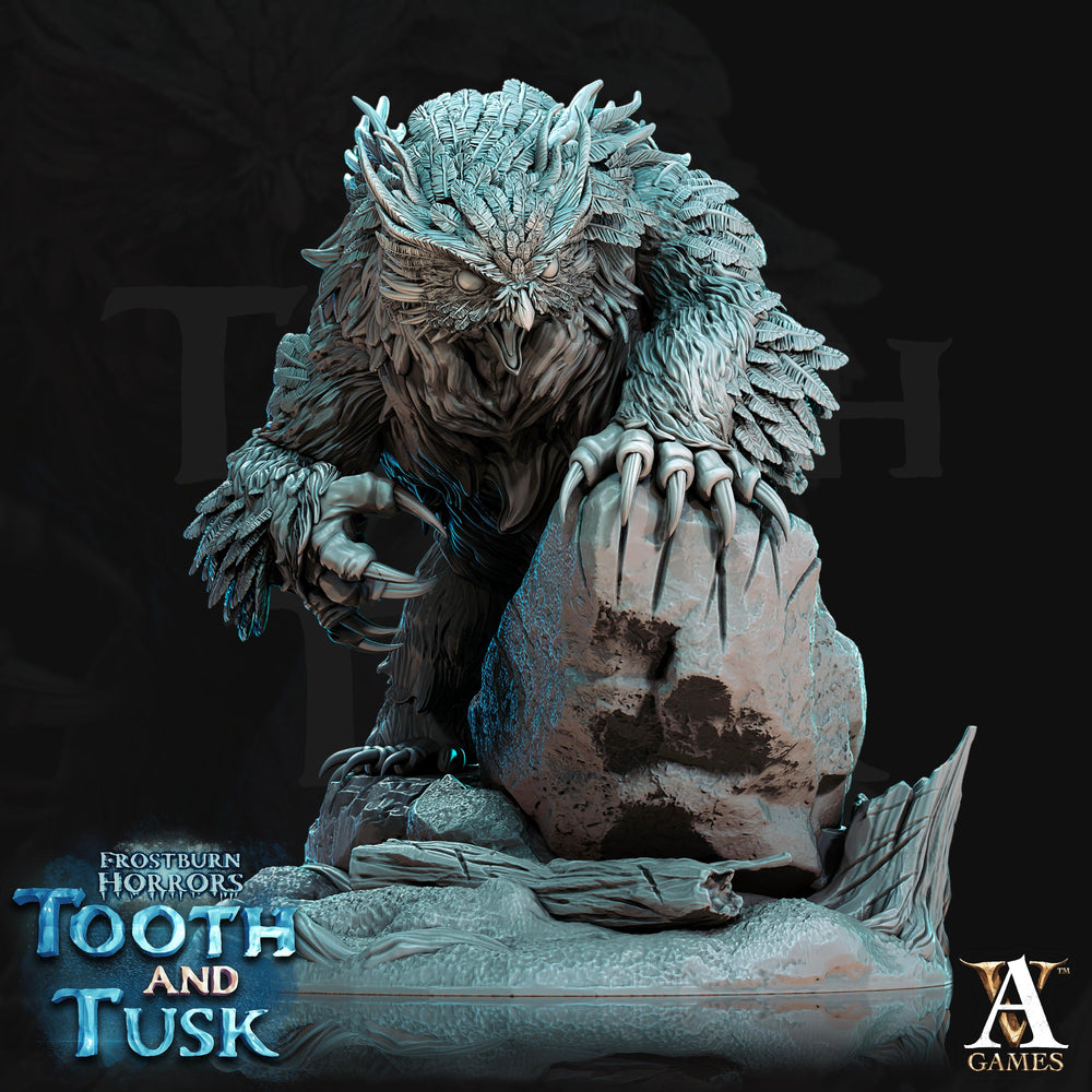 3D Printed Archvillain Games Frostburn Horrors Tooth and Tusk - Owlbears 28mm 32mm D&D (Online Only)