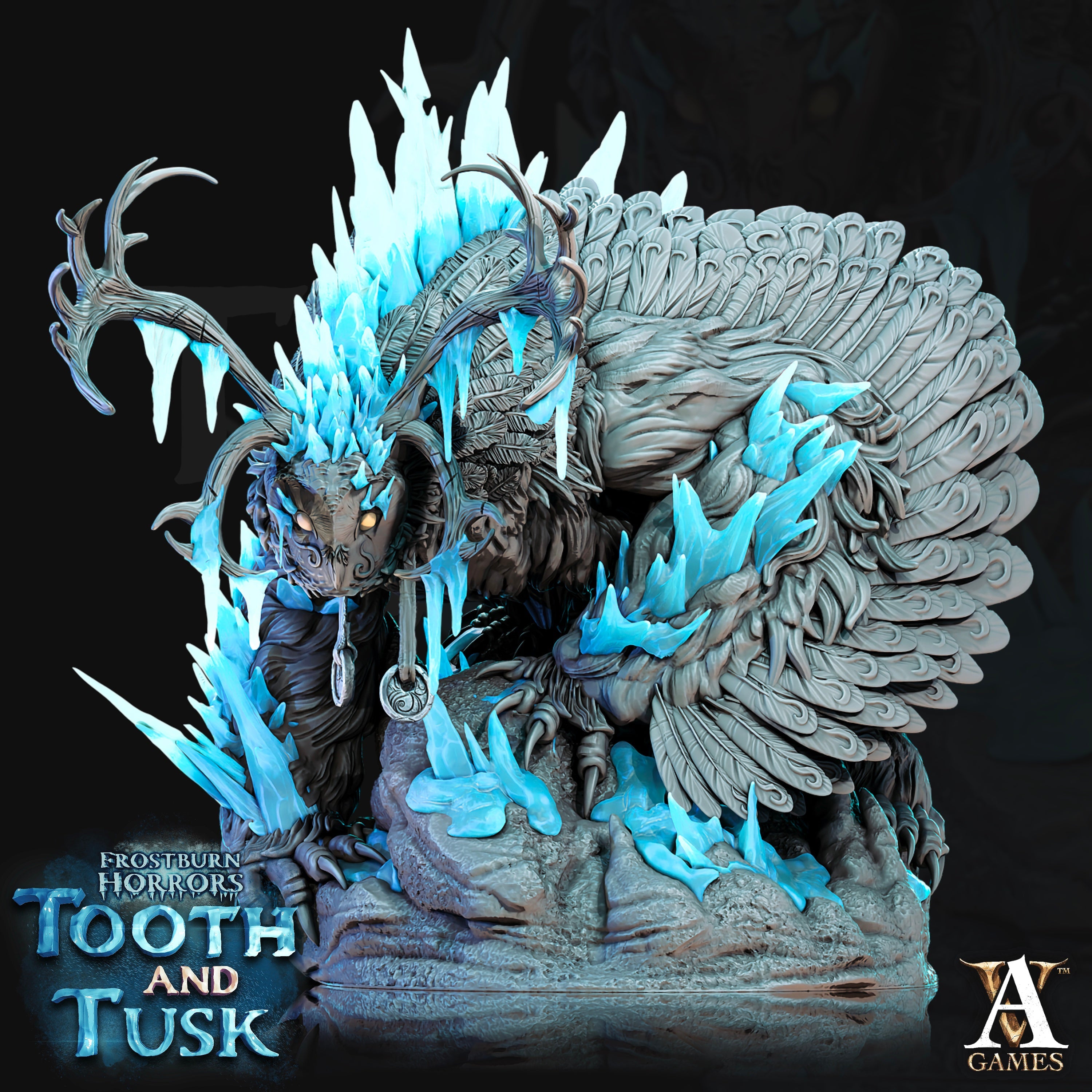 3D Printed Archvillain Games Frostburn Horrors Tooth and Tusk Talva - Claw of Winter 28mm 32mm D&D (Online Only)