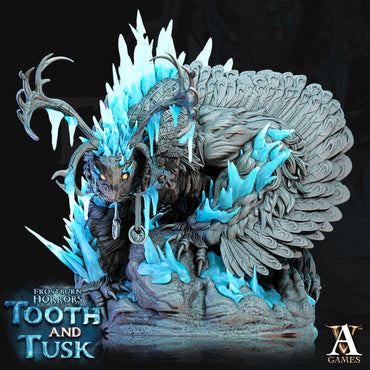 3D Printed Archvillain Games Frostburn Horrors Tooth and Tusk Talva - Claw of Winter 28mm 32mm D&D (Online Only)