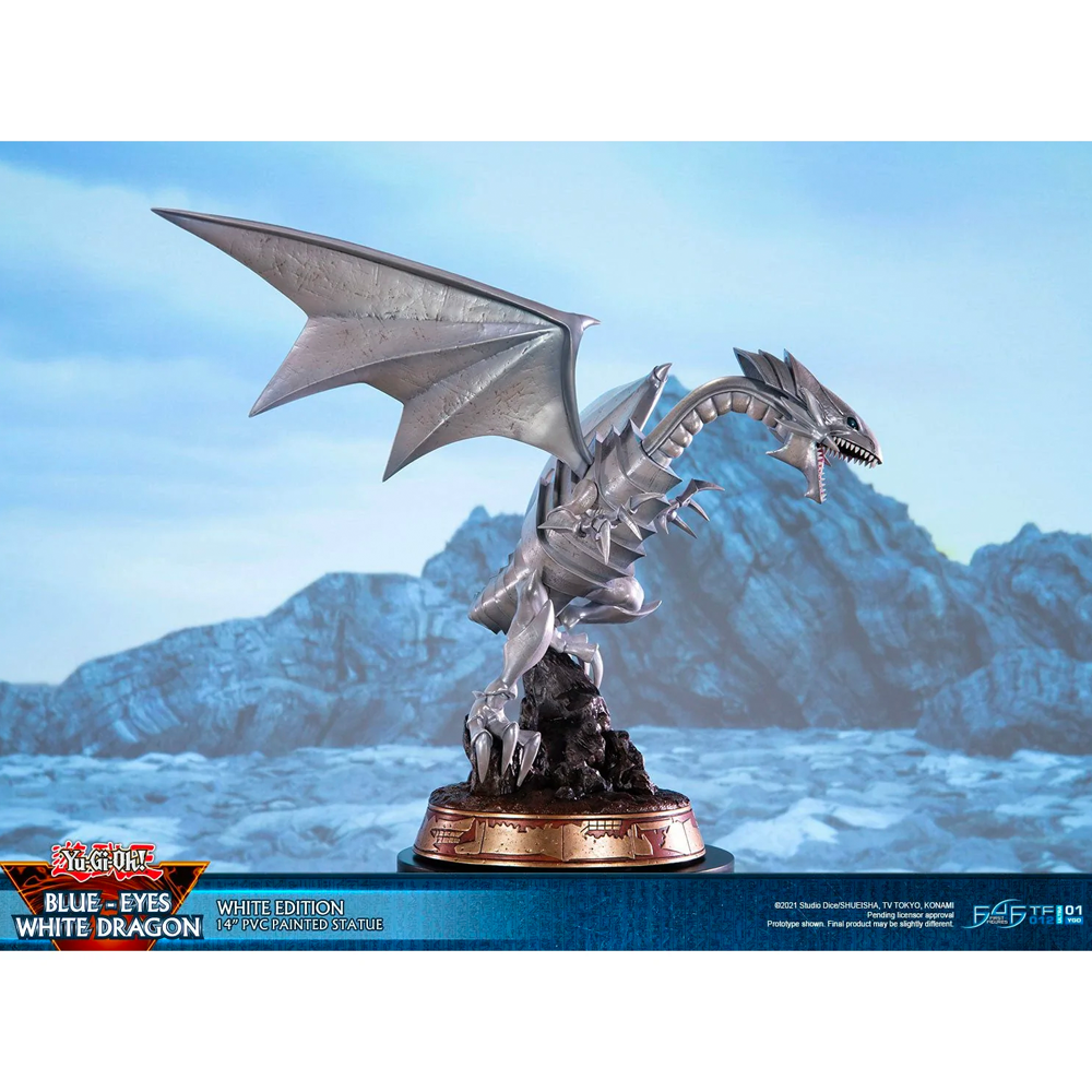 First 4 Figures: Yu-Gi-Oh! - Blue Eyes White Dragon (White Variant) Statue (ONLINE ORDER ONLY)