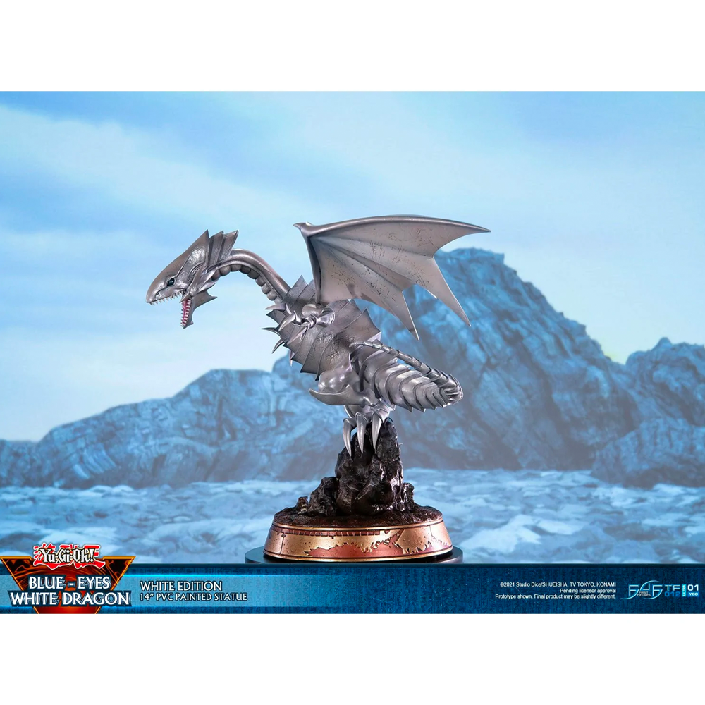 First 4 Figures: Yu-Gi-Oh! - Blue Eyes White Dragon (White Variant) Statue (ONLINE ORDER ONLY)