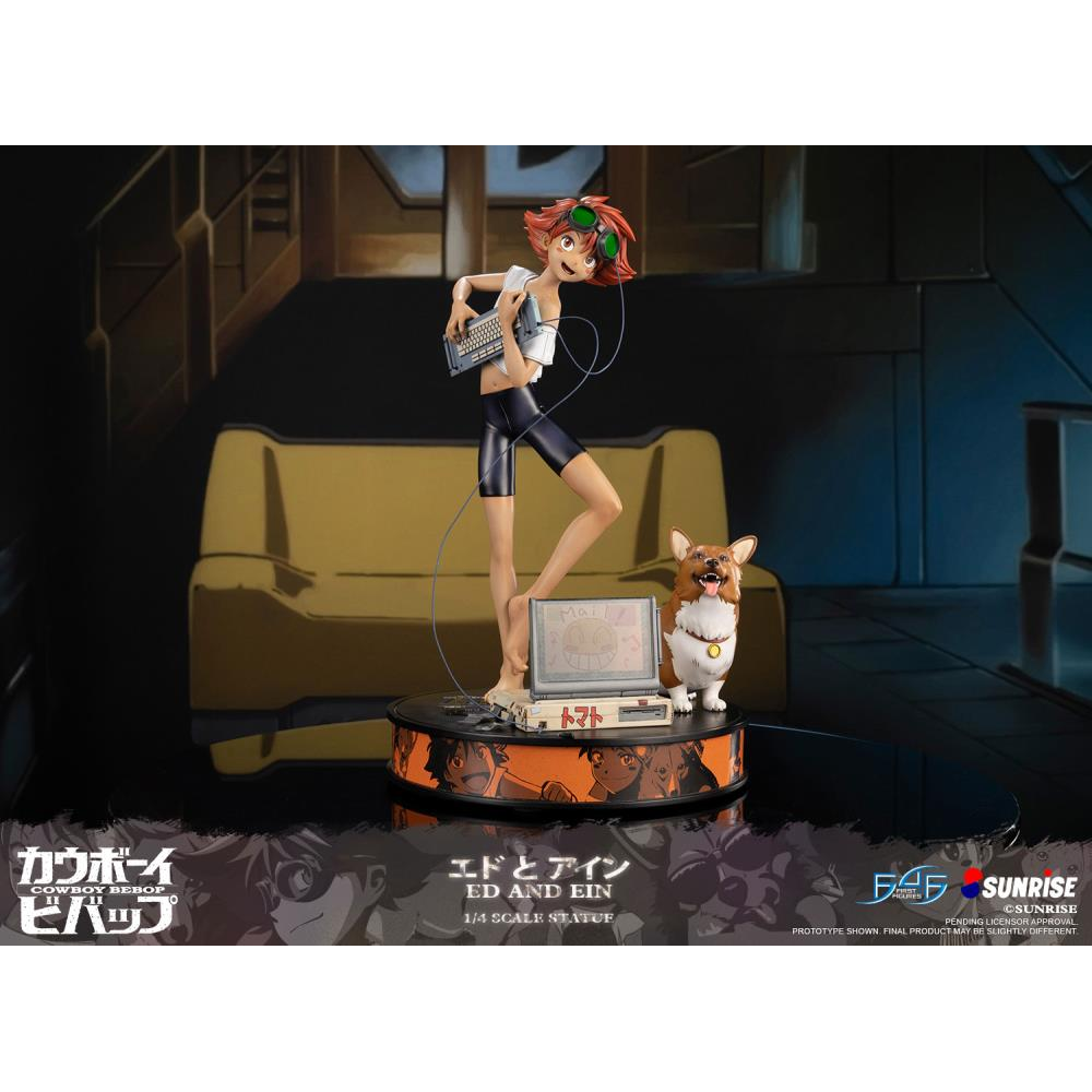 First 4 Figures: Cowboy Bebop - Ed and Ein (Standard) 1/4 Scale Figure (ONLINE ORDER ONLY)