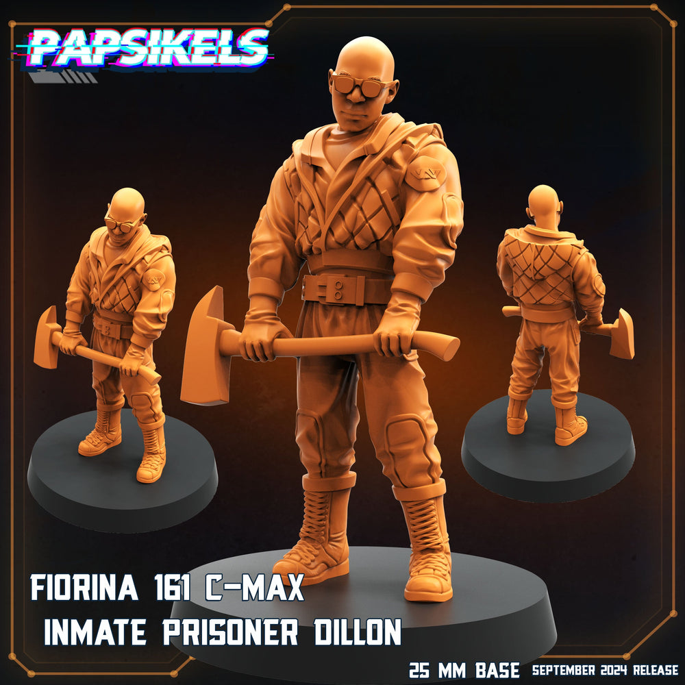3D Printed Papsikels Fiorina 161 Cmax Inmate Prisoner Dillon SEPTEMBER 2024 SCIFI 28mm 32mm (Online Only)
