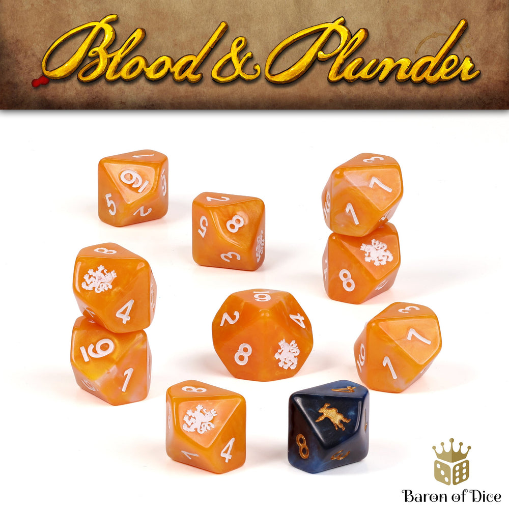 Blood & Plunder: Dutch - Official Dice Set (ONLINE ORDER ONLY)