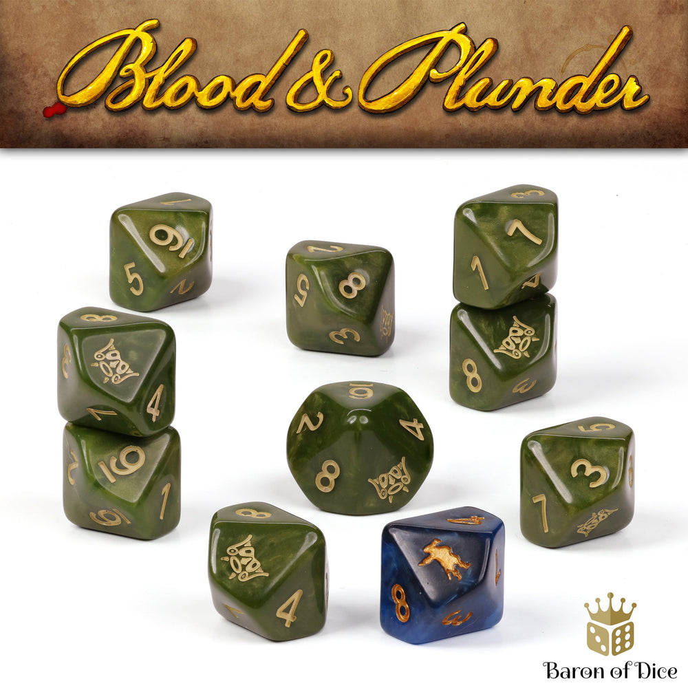 Blood & Plunder: Natives - Official Dice Set (ONLINE ORDER ONLY)