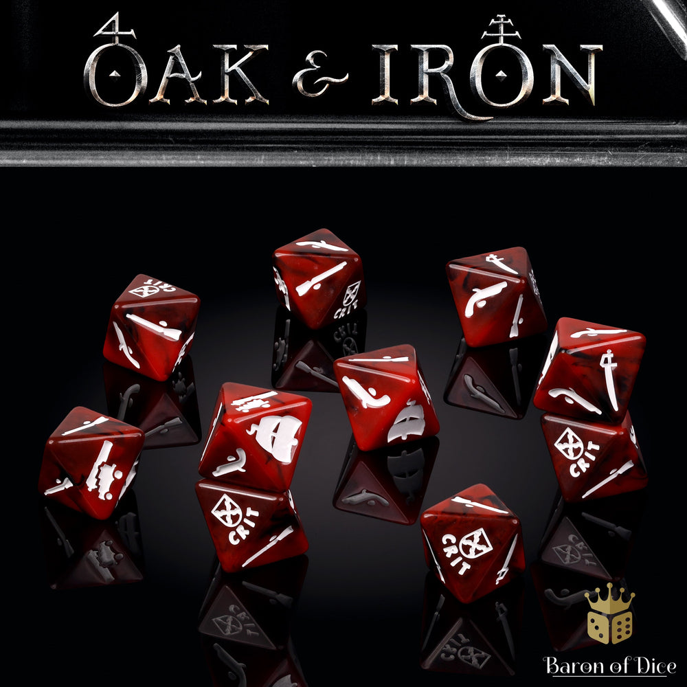 Oak & Iron: Spain - Official Dice Set (ONLINE ORDER ONLY)