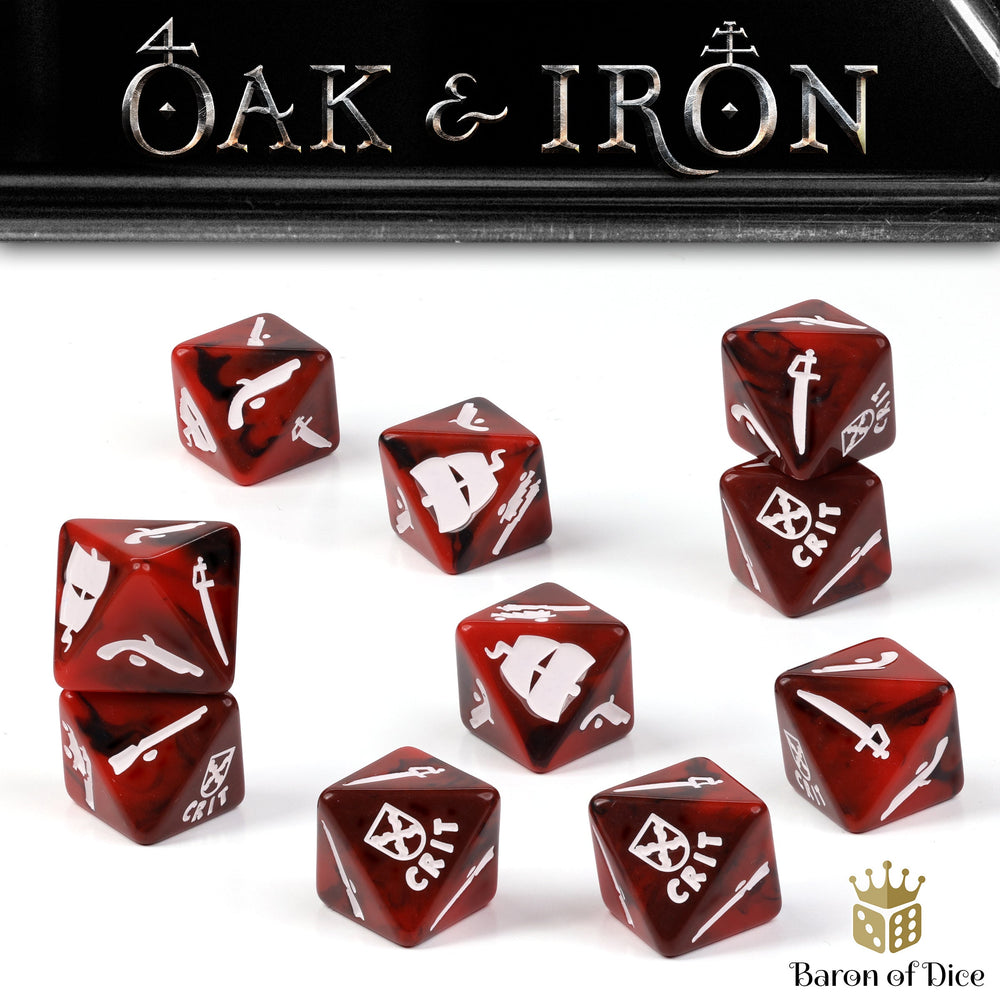 Oak & Iron: Spain - Official Dice Set (ONLINE ORDER ONLY)