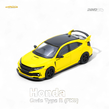 (Pre-Order) INNO64 HONDA CIVIC TYPE-R (FK8) - Yellow 1:64 (ONLINE ORDER ONLY)