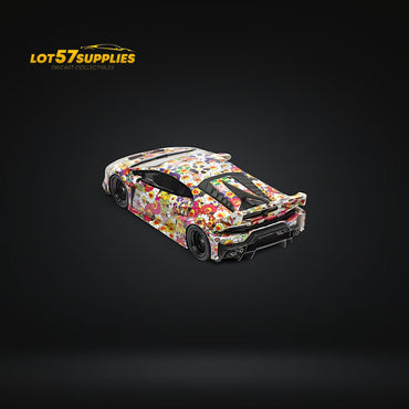 (Pre-Order) Flame Lamborghini Huracan GT LP610 Sun Flower Luminous 1:64 (ONLINE ORDER ONLY)