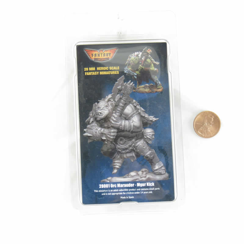 FLM28001 Orc Mgur Kick Figure Kit 28mm Heroic Scale Miniature Unpainted (ONLINE ORDER ONLY)