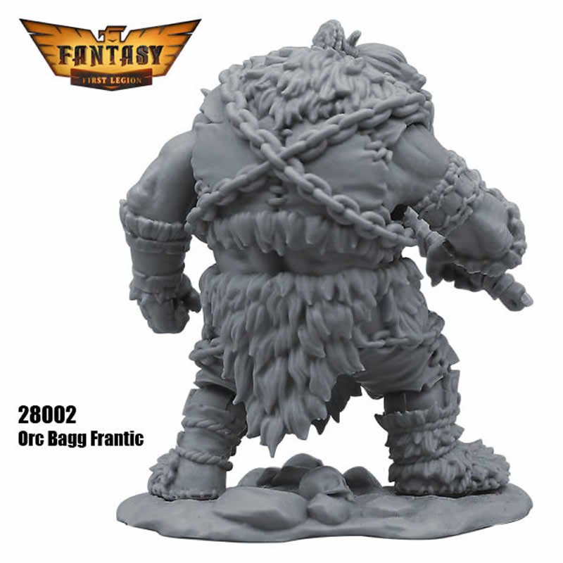 FLM28002 Orc Bagg Frantic Figure Kit 28mm Heroic Scale Miniature Unpainted (ONLINE ORDER ONLY)